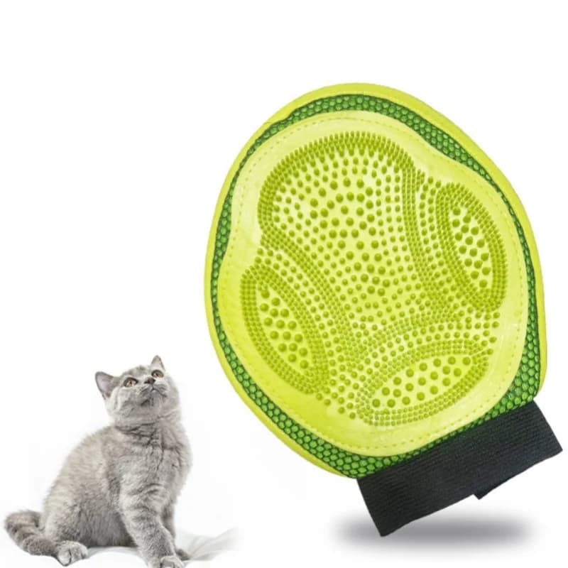 Guanti da massaggio per la toelettatura di cani e gatti, spazzola in silicone per il bagno, strumenti morbidi per la cura degli animali