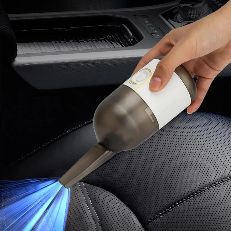 Mini Aspirapolvere Portatile ad Alta Potenza, Ricarica USB, Senza Fili, per Auto, Casa, Computer, Ufficio, Macchina per Pulizia Scrivania