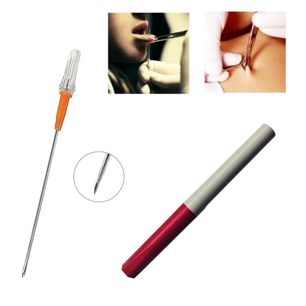 Nuovo design Attrezzatura di emergenza Kit di pronto soccorso Tensione Pneumotorax Ago toracico Ago medico per decompressione torace