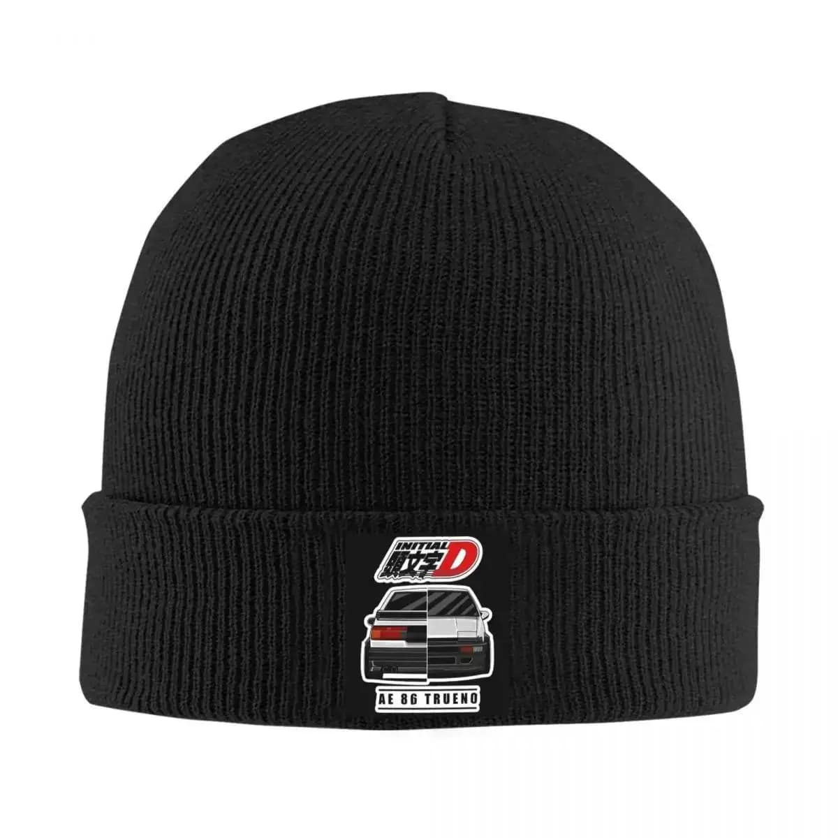 2025 New Initial D Neon Ae86 Hot Beret Maid Hat Fashion Hood Autumn Winter Hats Outdoor Hats Men Hats Women For Adults
