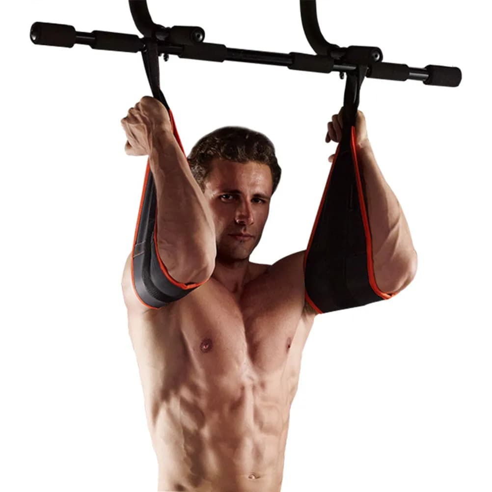 1Set Sturdy Ab Training Belt Hanging Ab Straps for Pull Up Bar Comfortable ABS Exercise Equipment Portable Gym Strap Daily Use