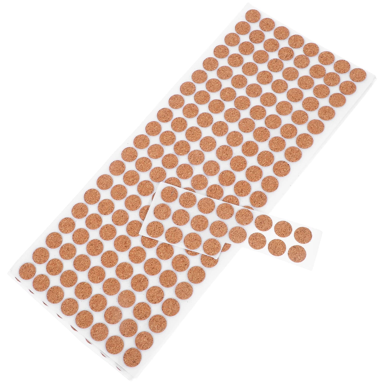 Piastrelle adesive antiscivolo in sughero da 500 pezzi per artigianato Gambe per mobili Resistenza al calore Vetreria antiscivolo Assorbimento delle vibrazioni Facile