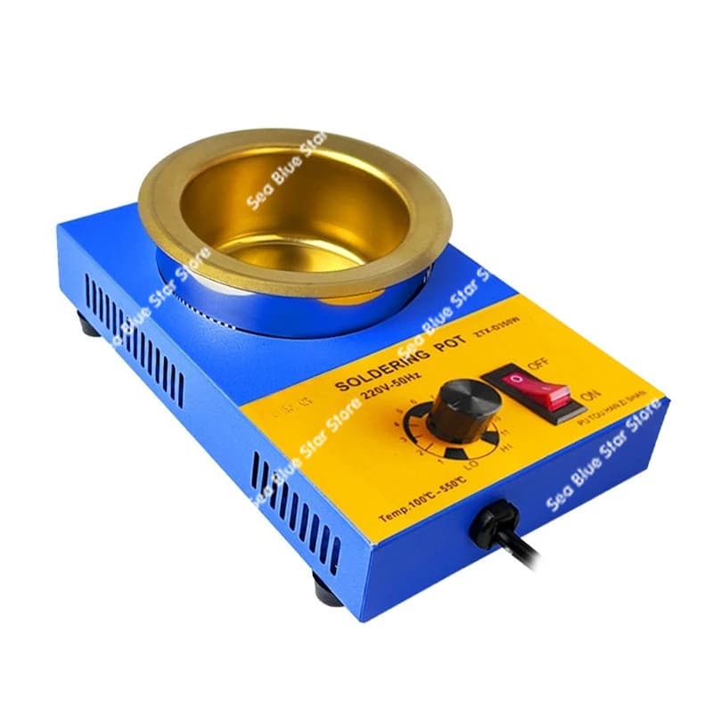 Temperature Control Tin Furnace Small Temperature Control Tin Melting Furnace Titanium Plating Tank Desktop Tin Dipping Machine