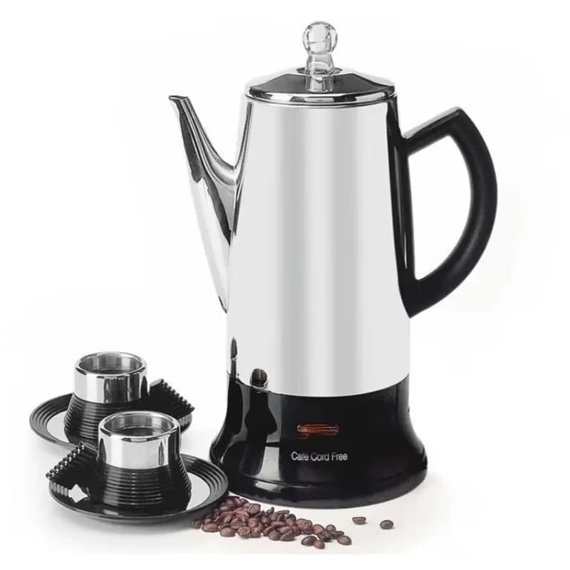 Ecocoffee High Quality 304 Stainless Steel Espresso Coffee Maker Percolator