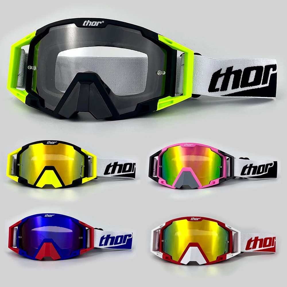 Occhiali da moto per ciclismo, MX, fuoristrada, sci, sport, ATV, dirt bike, occhiali da corsa per motocross, protezione per gli occhi, moto