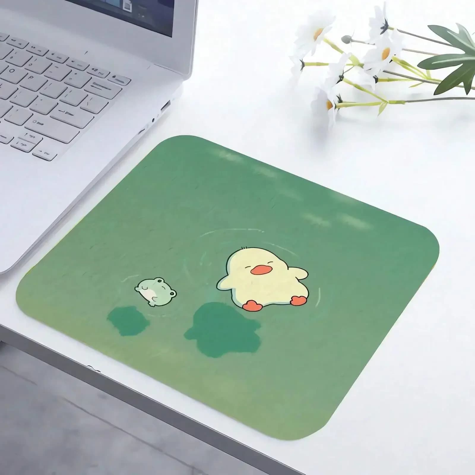 1pc Fun & Cute Mouse Pad, Small Mini Travel Mouse Pad With Non-Slip Rubber Base, Suitable For Laptop, Office, Home, Study & Gaming, For Girls & Boys