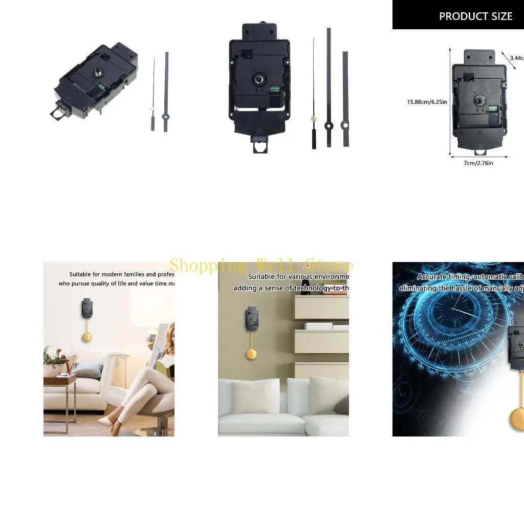 KX4B Movimento orologio a pendolo radiocontrollato giapponese con regolazione automatica ora per decorazioni precise