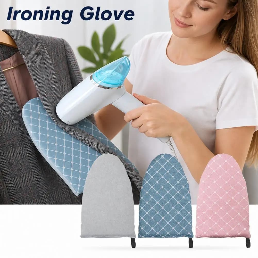 Garment Steamer Ironing Glove Heat Insulation Handheld Mini Ironing Board Pad High Temperature Resistant Clothes Ironing Tool