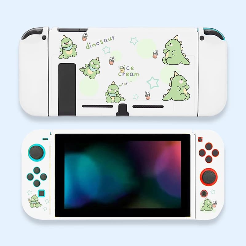 Piccolo dinosauro per Nintendo Switch Custodia protettiva in morbido TPU per Nintend Switch NS Console Joycon Cover Accessori per host di gioco