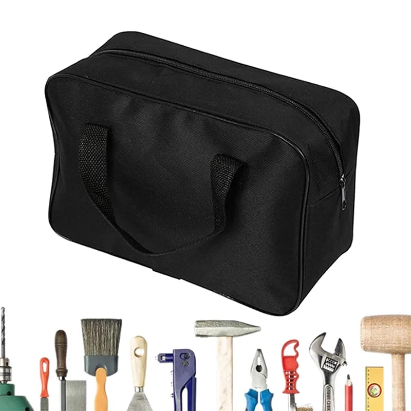 Borsa Porta Attrezzi Elettrici, Borsa da Viaggio per Pompa ad Aria per Auto, Valigia in Tessuto Oxford, 1 pz, Borsa Portatile Rinforzata per Elettricisti e Riparazioni