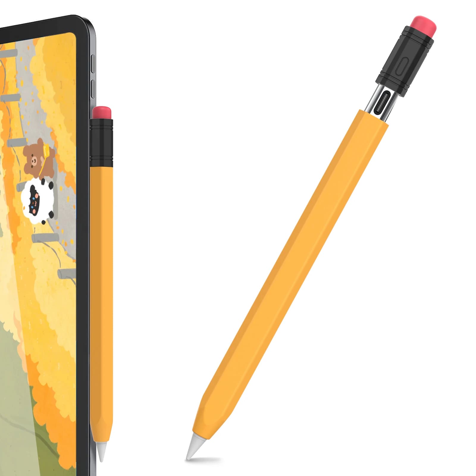 Custodia protettiva in silicone per Apple Pencil 3 USB C per IPad Air Ipad Pro12.9 Custodia per matite USB C Tipo-C Matita anticaduta