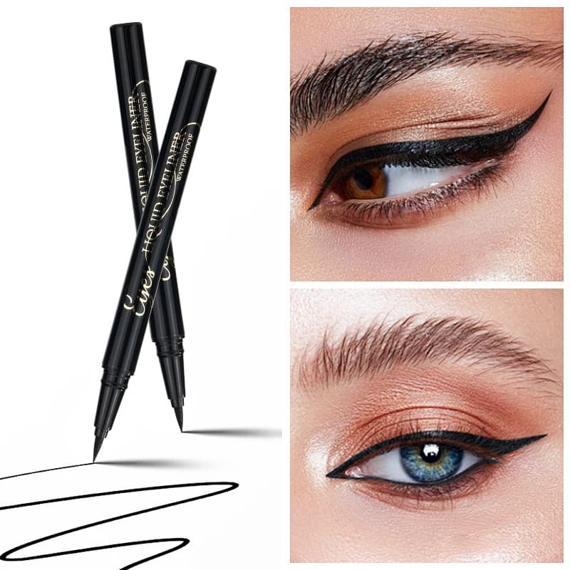 GICYMANTY liquid eyeliner pen, water resistant and sweat resistant, does not cause dizziness, does not remove easily, pen eyeliner.