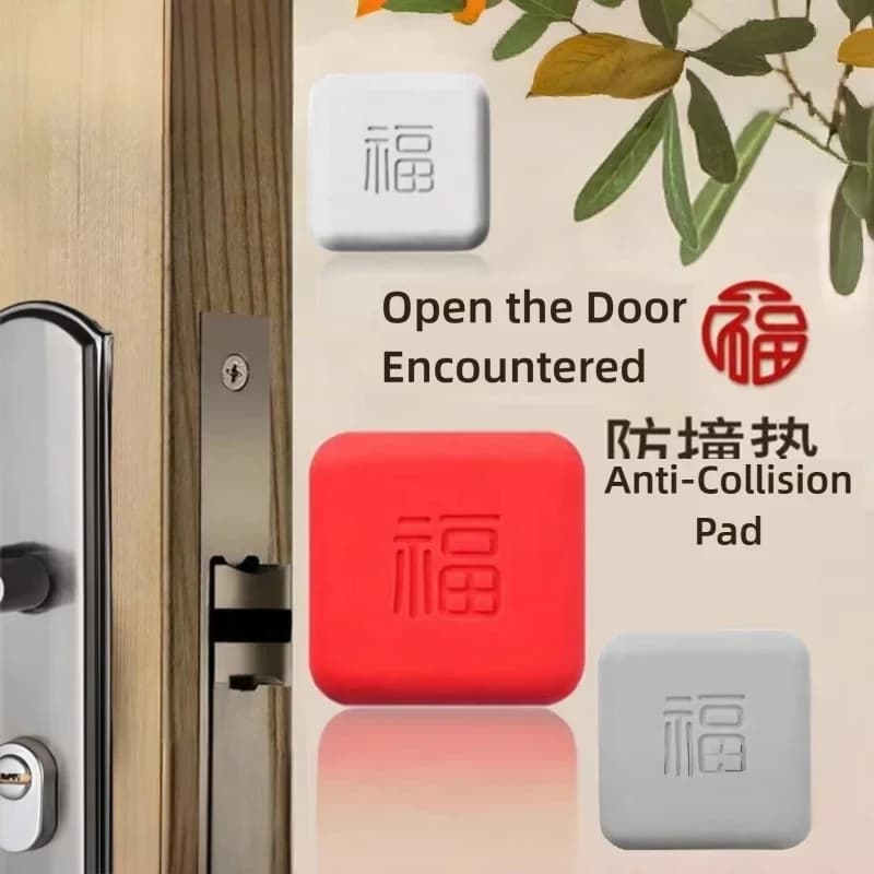 Fu word adhesive anti-collision mat, cutting board, drawer, furniture anti-collision, cabinet door soundproofing, multi-color