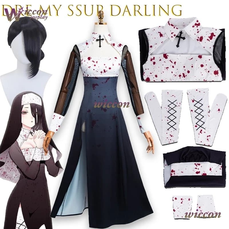 Personaggio anime Dres My sUp Darling Kizuna Miiko Vestito Costume Cosplay Gioco di ruolo Indossare Partito Vestito divertente Vestito da ragazza Bambine