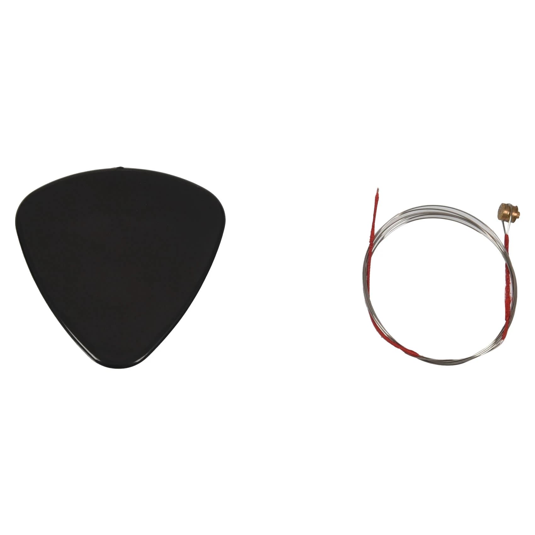 L71AIRIN Mini chitarra acustica da 23 pollici in tiglio 12 tasti 6 corde con plettro e corde per bambini/ principianti (nero)
