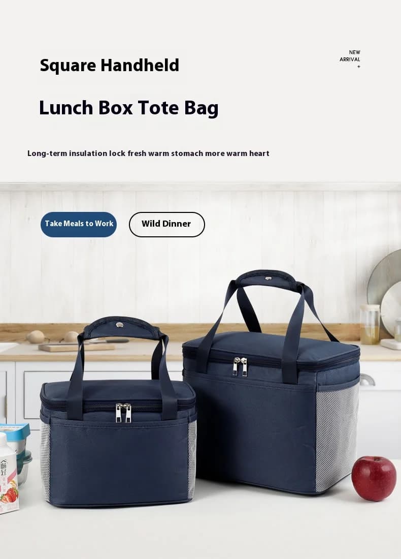 Borsa termica per studenti Borsa per riso Borsa per il pranzo Borsa per il pranzo Borsa per il pranzo impermeabile e resistente all'olio Borsa bento portatile
