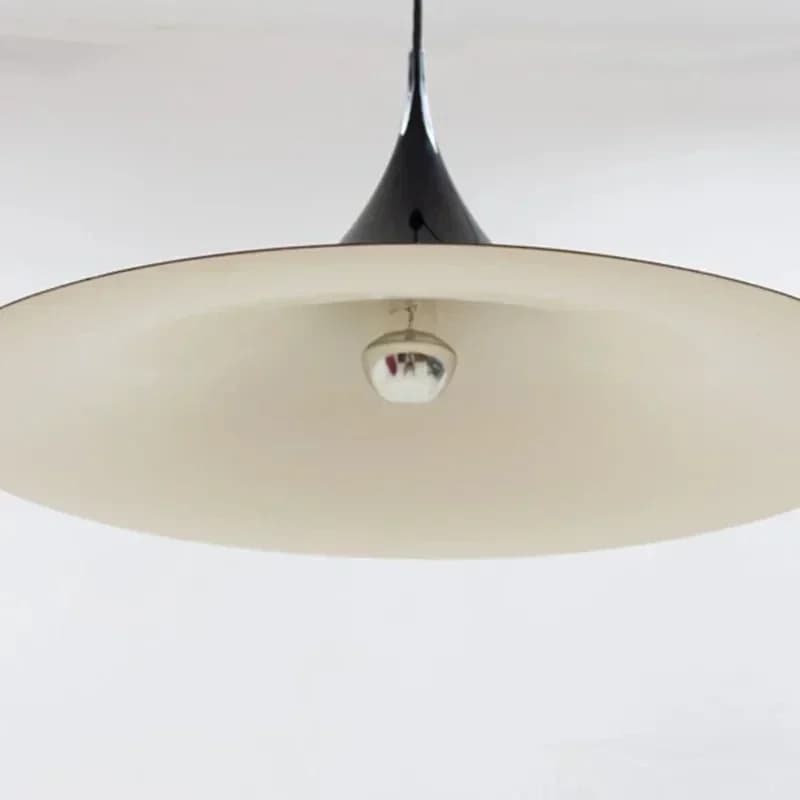 Scandi Seim Lampada a sospensione Lampada danese Lampadario moderno e minimalista a LED Lampada colorata Bar Sala da pranzo in metallo Lampada a sospensione Arredamento della stanza