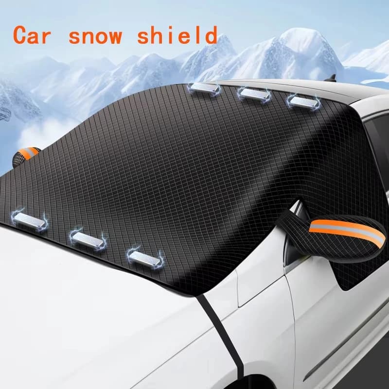 Copertura Invernale per Auto, Protezione Parabrezza Anteriore Anti-Gelo e Anti-Neve, Copertura Parasole Universale per Veicoli