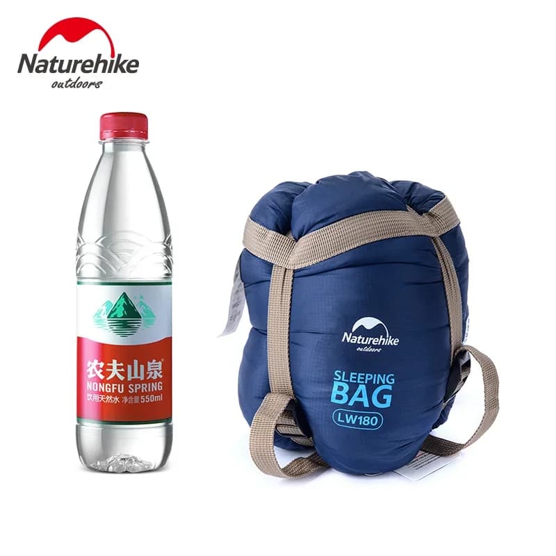 Naturehike-190 * 75 cm Busta Sacco a pelo per adulti Camping Outdoor Mini Walking Beach Sacchi a pelo Ultraleggero Primavera Autunno, LW180
