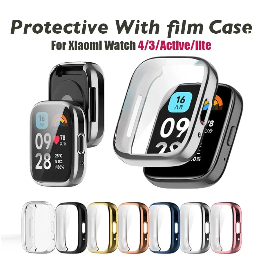 TPU protective case for Xiaomi Redmi Watch 3 Active/Lite Smart Strap Protective Case for Xiaomi Redmi Watch 4 3