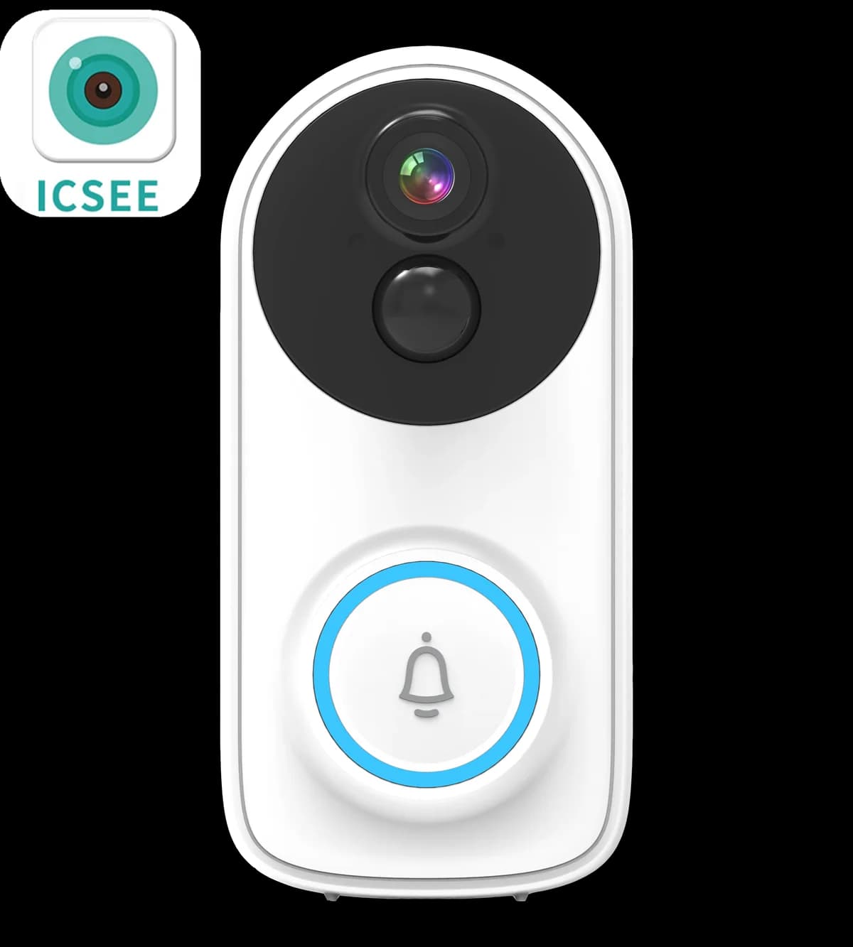 3MP 1296P ICsee APP Basso Comsunption WIFI IP Campanello Videocitofono Visual Doorviewer Telecamera Spioncino
