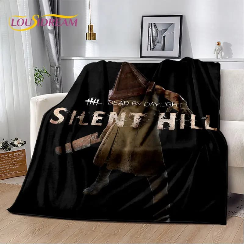 Silent Hill Horror Movie Games morbida coperta di peluche, coperta di flanella coperta per soggiorno camera da letto divano letto copertura da Picnic