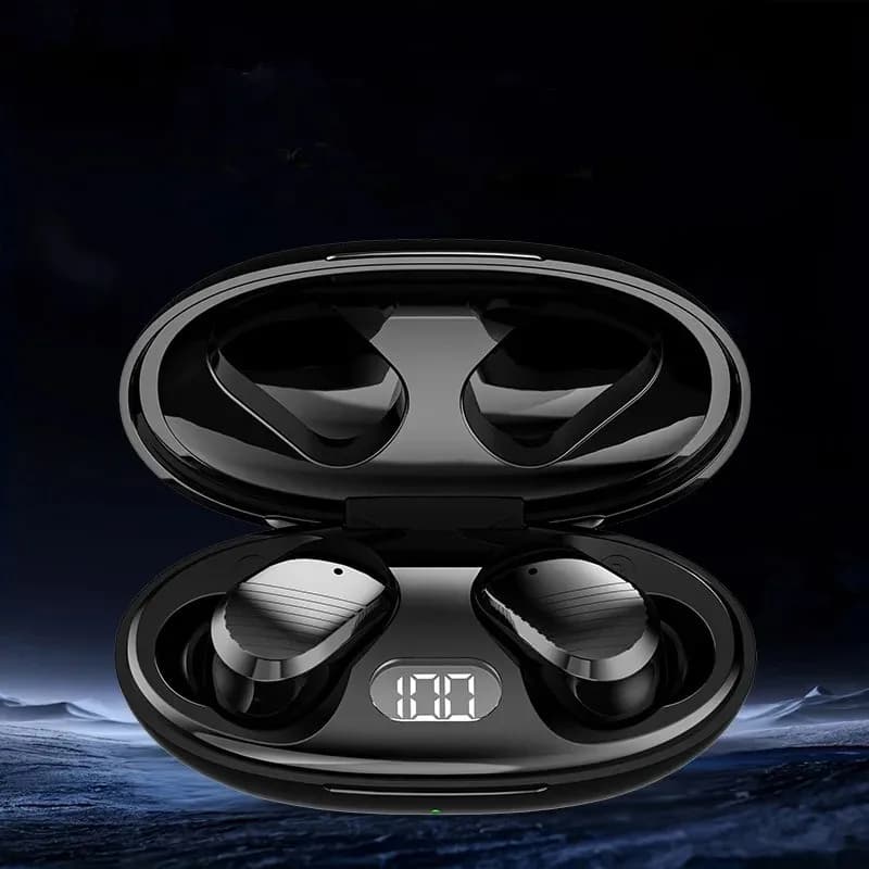 Auricolari wireless Bluetooth 5 4 A68 con suono nitido, design compatto e batteria a lunga durata