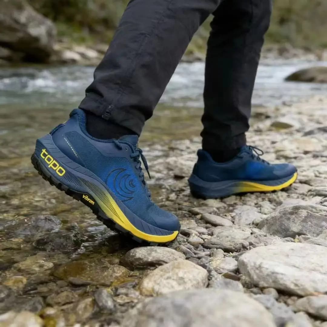 Scarpe da Trail Running TOPO per Uomo, Ammortizzate, Antiscivolo, Leggere, Basse, con Lacci, per Escursionismo all'Aperto