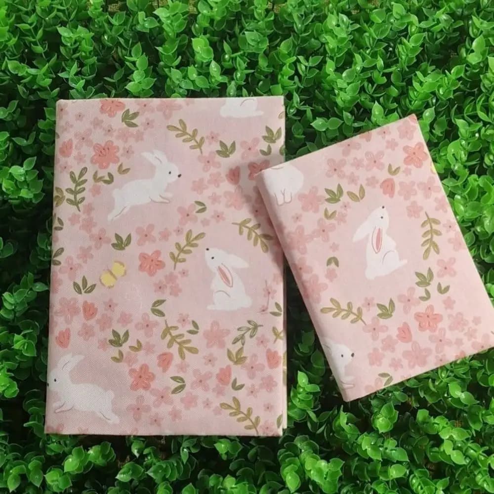 A5 A6 Rosa Bianco Coniglio Notebook Cover Planner Custodia Cover Protettiva Shell Journal Cover Protector Forniture di cancelleria per ufficio