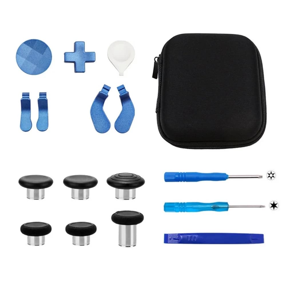 Kit di Accessori per Controller Xbox One Elite Series 2, Set di Riparazione con D-Pad in Metallo, Grilletti, Palette e Impugnature per Levette