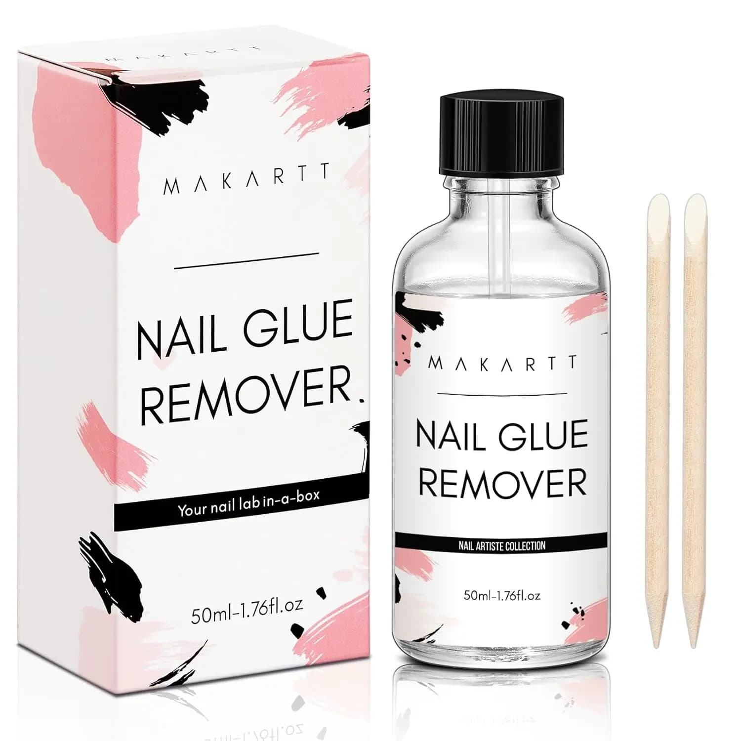 Remove Acrylic Nail Collar, 50ML Without Acetone, Debonder for Fine Nails, Not Remove Gel Nail Polish