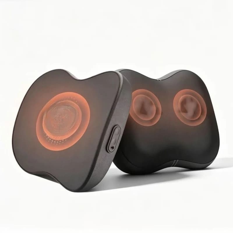 Waist Massager Massager, Back Shoulder and Neck Massage Pillow Multifunctional Backrest Pad c