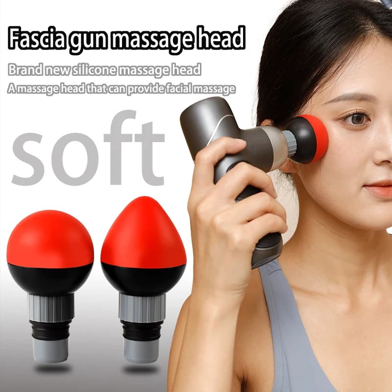 12mm-18mm universal silicone head for massage gun accessories with deep tissue muscle relaxation
