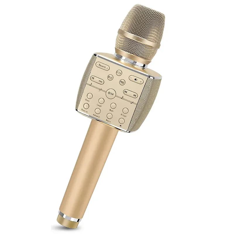 Microfono Karaoke wireless Bluetooth Microfono dinamico professionale Macchina da canto portatile per telefono Bluetooth/TV/altoparlante Home KTV