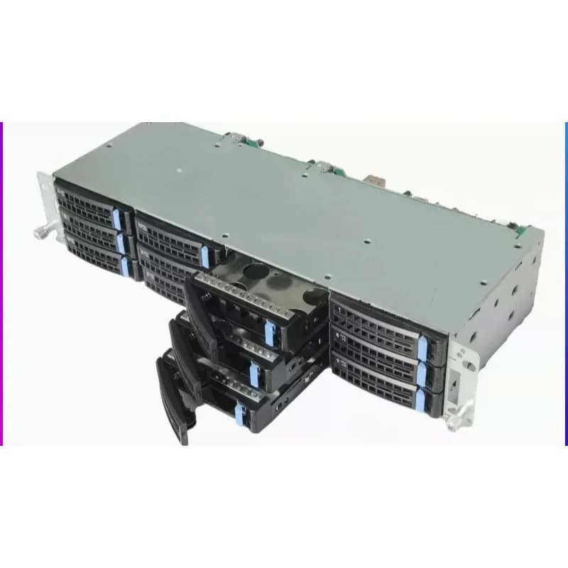 12 Bay 3.5'' HDD Cage Hot Swap 12Gbps Hard Drive Tray Rack NAS Storage Expansion