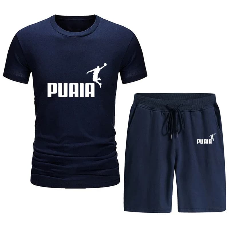 New Men's Fashion Collection Summer 2026: Short Sleeved T-shirt, sports suit, casual crew neck t-shirt and outdoor racing shorts