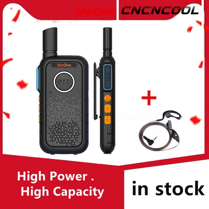 Cncncool Mini M1S 1500Mah Dual PTT portatile ad alta potenza walkie-talkie Wireless all'ingrosso ultra-sottile 5W 400-470MHz walkie-talkie
