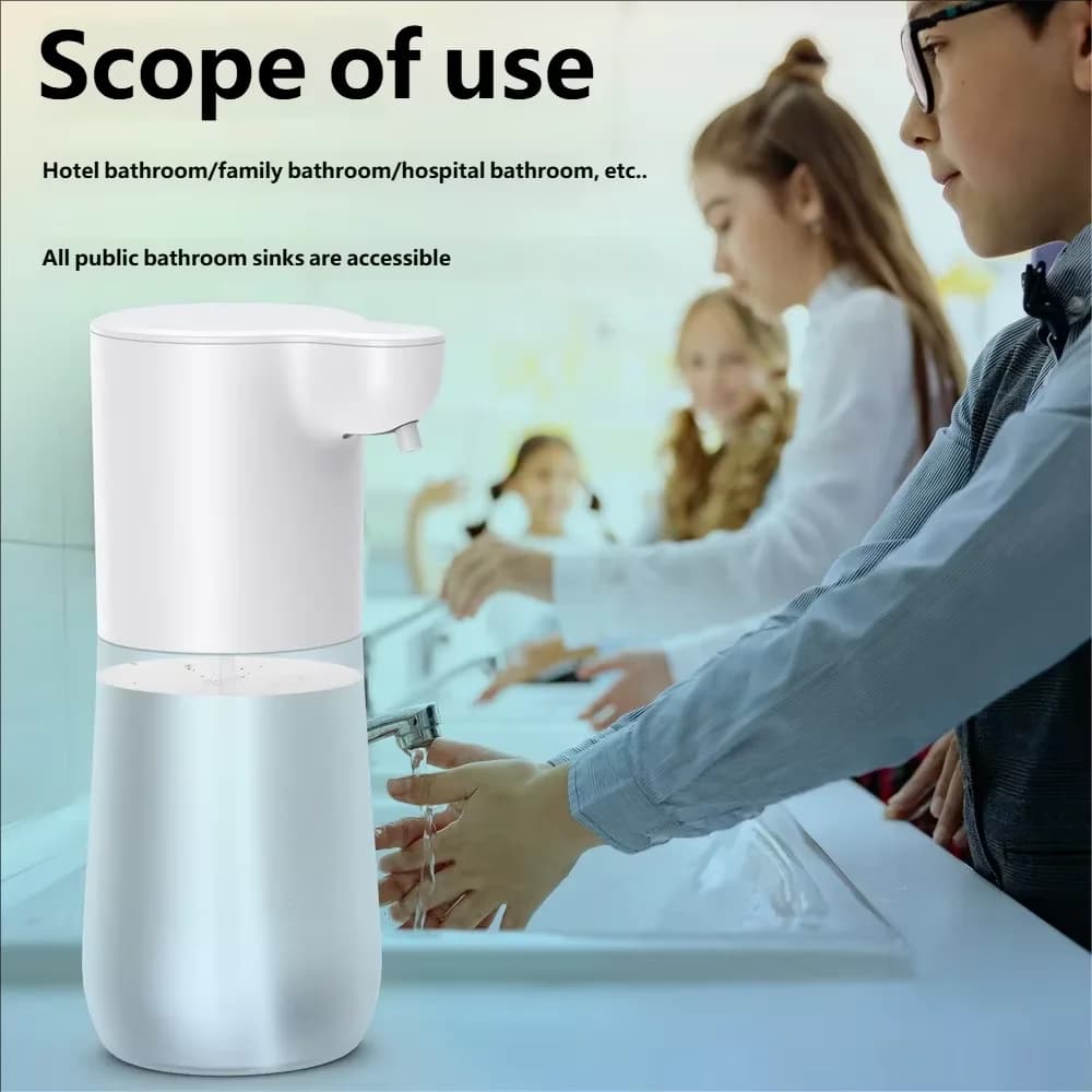 Automatic Induction Soap Dispenser for Household Use Contactless Foam Cleaning Smart Alcohol Spray Phone Washer