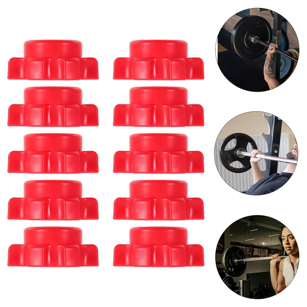 10 Pieces Lock Spinlock for Home Gym, Anti-Slip Stops for Weights and Libraries, Rapid closures for Fitness
