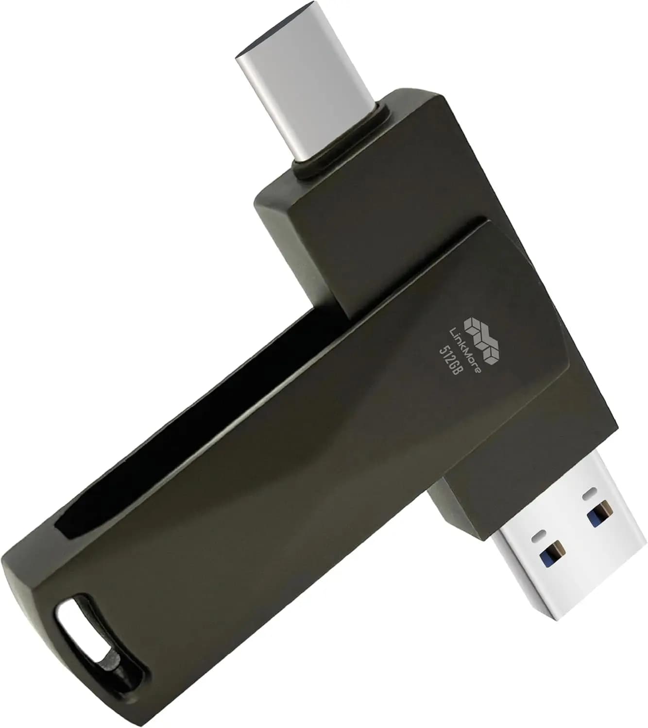 SSD Esterno da 512GB – USB 3.2 5Gbps, Lettura 530MB/s, Scrittura 480MB/s, Scrittura Sostenuta 110MB/s – Compatibile con iPhone-15+, PS5, Steam Deck, Android, Mac, Windows