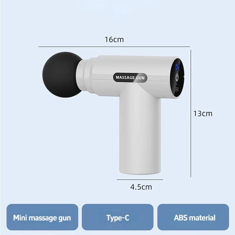 Mini USB Massage Gun Band Machine Muscle Relaxation Vibration Gun Rod Massage Fitness Equipment Stripper for grab collar