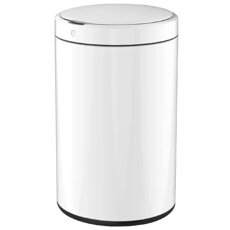 Pattumiera intelligente 12L impermeabile a induzione semplice per uso domestico con coperchio cucina soggiorno camera da letto WC
