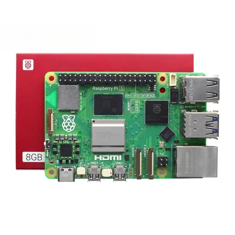 New Raspberry Pi 5 Model 4GB 8GB RAM BCM2712 Linux PC Original Kit Monolithic Development Card Pi 5