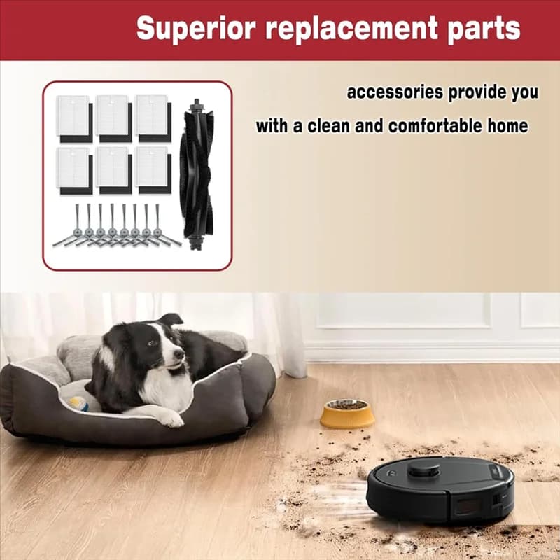 N98R Per Eufy L60/ L60 SES/ L50/ L50 SES Robot Aspirapolvere Principale Spazzola Laterale Filtro Hepa Parti di Ricambio
