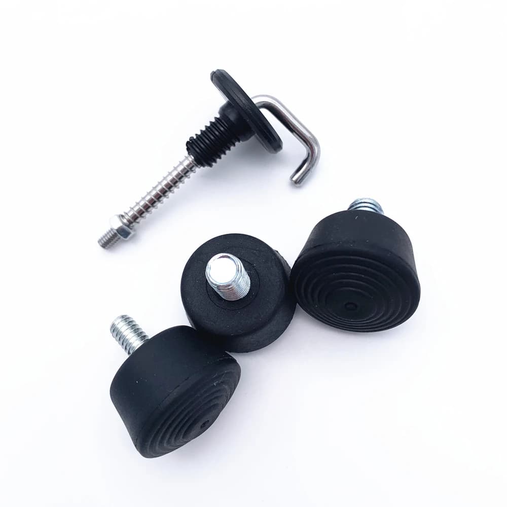 Tripod Center Column Weight Ballast Hook / Non-slip Plastic Feet Pads with M8 1/4 3/8 Screw Adapter Replacements Parts Accessory