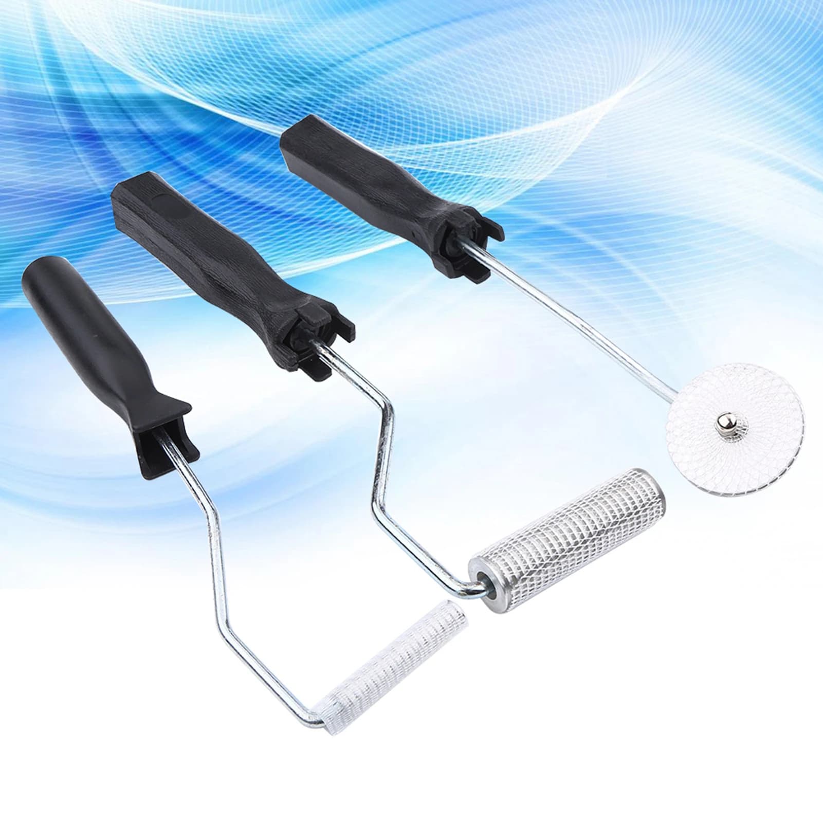 /Set Aluminum Alloy Glass Fiber Bubble Paddle Tool Lamination Roller Kit for FRP mold (sawboard) Glass Fiber Tools Paddle Tool