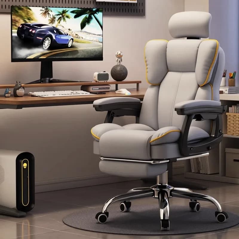 Ergonomic Gaming Chair for Long Sessions Distance Learning Home Office Chair Back Support Streaming Boss Chair Study Chair