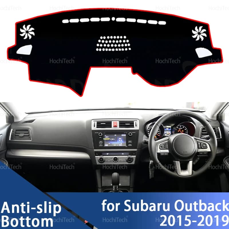 Per Subaru Outback 2015-2019 2016 2017 2018 Copertura del cruscotto dell'auto Evitare la luce Pad Tappeti anti-UV Tappetino antiscivolo LHD RHD