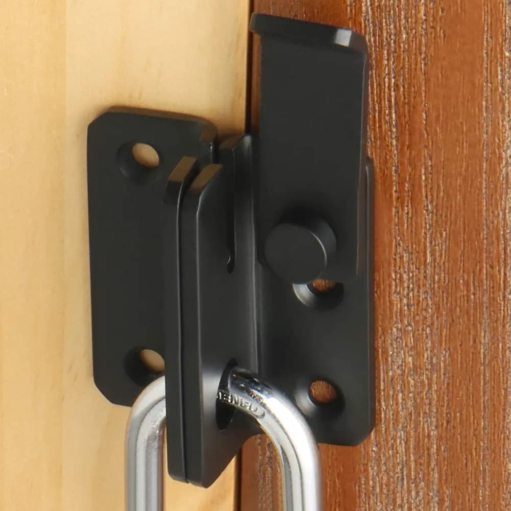 Chiusura a scatto per finestra Serratura per porta Fibbia Capannone Porta scorrevole Torre Bullone Chiusura a scatto Hardware per la casa Punzonatura gratuita Guardaroba Porta Bullone