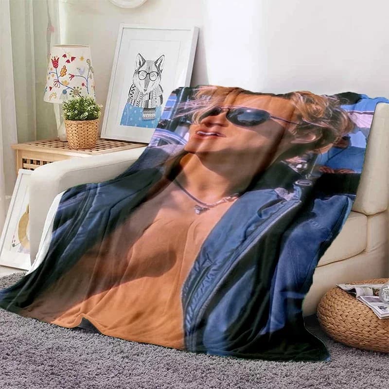 Coperta 3D Rudy Pankow Star JJ Maybank, morbida coperta per la casa, camera da letto, divano letto, picnic, viaggio, ufficio, coperta, regalo per bambini